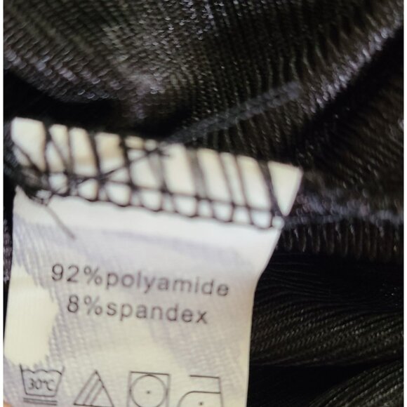 Little Black Dress Lace Empire Waist 3XL Scoop Neck 3/4 Sleeves Midi Length - Picture 4 of 9